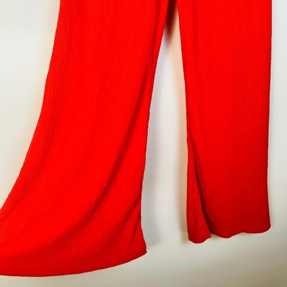 URBAN OUTFITTERS Shilo Sleeveless Knit Jumpsuit in Red Size Small - Picture 7 of 11